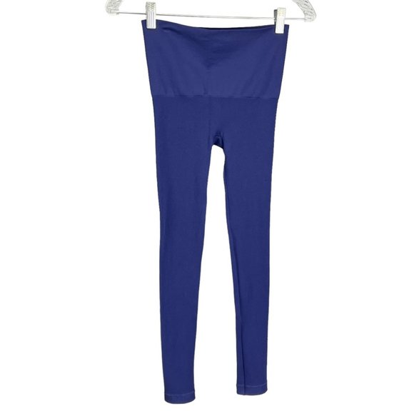 Spanx Star Power Womens Tout and About Purple Shaping Leggings 2162 Small - Picture 1 of 8